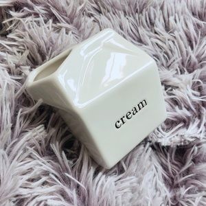 Milk carton cream container